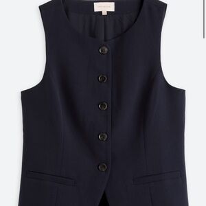 Skies Are Blue Navy Sleeveless Top